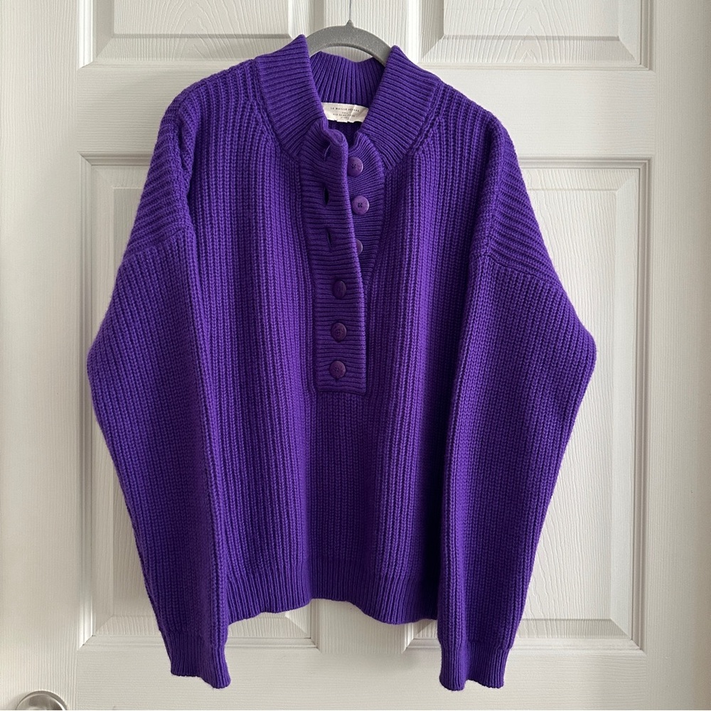 Sezane Lucas Jumper in Ultraviolet